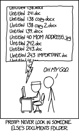 'Documents' from [xkcd.com/1459](https://xkcd.com/1459), used under a [CC-BY-NC 2.5 license](https://creativecommons.org/licenses/by-nc/2.5/).