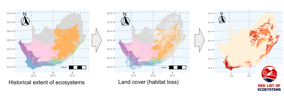 South Africa's list of threatened ecosystems depends heavily on GIS...